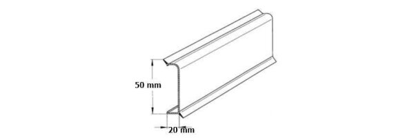 SLK 50x20 reinweiß