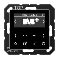 Jung Smart Radio DAB+ Serie AS/A schwarz