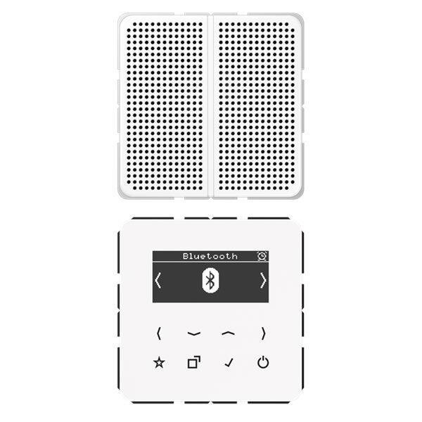 Jung Smart Radio DAB+ Bluetooth Set Mono Serie CD alpinweiß