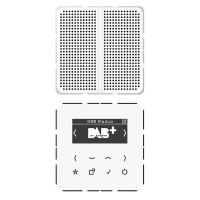 Jung Smart Radio DAB+ Set Mono Serie CD alpinweiß