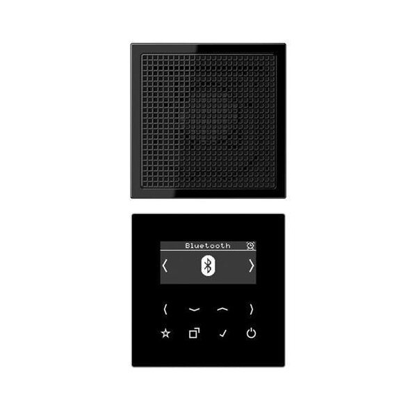 Jung Smart Radio DAB+ Bluetooth Set Mono Serie LS schwarz