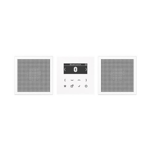 Jung Smart Radio DAB+ Bluetooth Set Stereo Serie LS alpinweiß