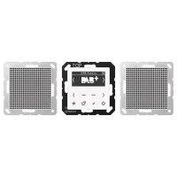 Jung Smart Radio DAB+ Set Stereo Serie A alpinweiß