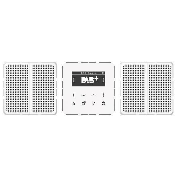 Jung Smart Radio DAB+ Set Stereo Serie CD alpinweiß