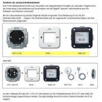 Busch-Jaeger 6411 U-101 Busch-Jalousiecontrol® II Jalousie-Komfort-Einsatz 2-fach