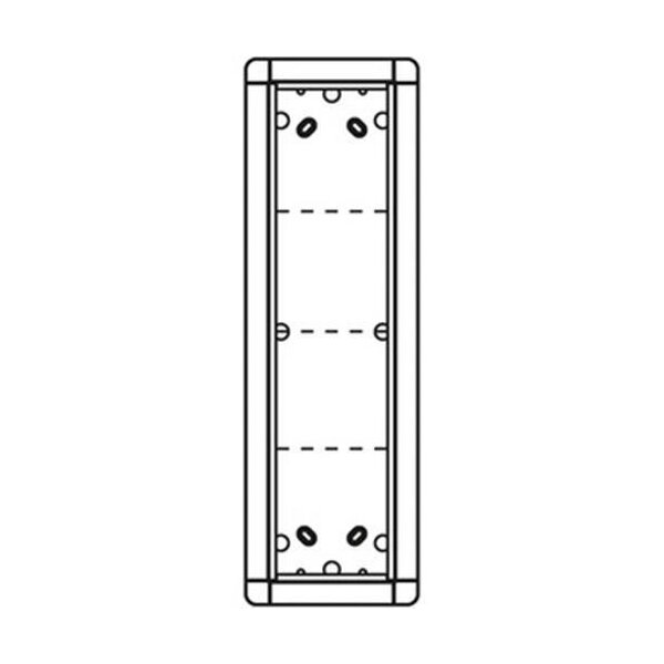 Ritto Aufputzrahmen 4 Modulplätze weiß 1883470
