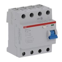 ABB F204 A-63/0,03 FI-Schutzschalter 4P,Typ A,63A,30mA