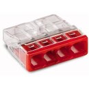 Wago 2273-204 Compact-Dosenklemme 4x 0,5-2,5mm² rot...