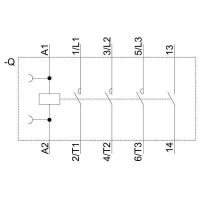 Siemens 3RT20151AP01 Leistungsschütz AC3 7...