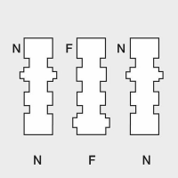 Rutenbeck TAE 3x6 NFN TAE-Anschlussdose Unterputz...