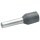 Klauke 47212 Aderendhülse n. DIN 1,5mm² 18/12mm schwarz isoliert 100Stk.