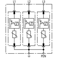 Dehn 952300 Überspannungsableiter DEHNguard M TNC 275