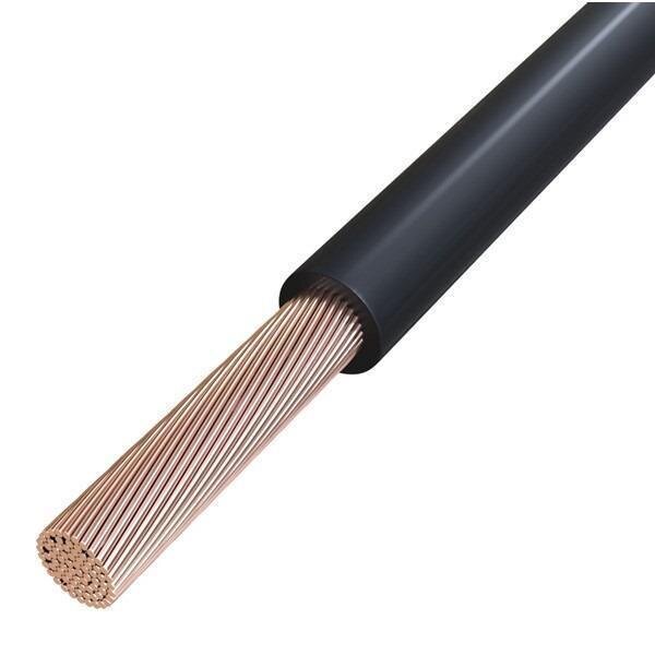 Aderleitung flexibel H07V-K 1x10 mm² schwarz (Meterware)