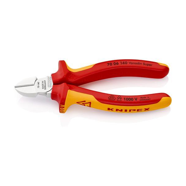 Knipex 70 06 140 Seitenschneider isoliert 140 mm lang VDE-geprüft