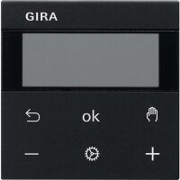 Gira S3000 RTR Display System 55 schwarz matt