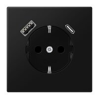 Jung Schuko Steckdose mit USB-Ladegerät SAFETY+...