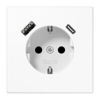 Jung Schuko Steckdose mit USB-Ladegerät SAFETY+...