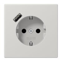 Jung Schuko Steckdose mit USB-Ladegerät SAFETY+...