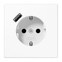 Jung Schuko Steckdose mit USB-Ladegerät SAFETY+...