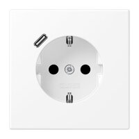 Jung Schuko Steckdose mit USB-Ladegerät SAFETY+...