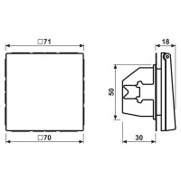 Jung Schuko Steckdose SAFETY+ Klappdeckel Serie LS...