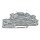 Wago Installationsetagenklemme 2003-6645 TopJob S grau L/L/PE