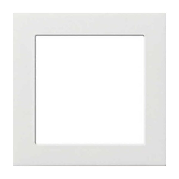 Gira 0282112 Adapterrahmen quadr. 50 x 50 mm Flächenschalter reinweiß glänzend