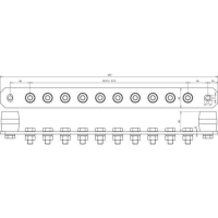 DEHN Potentialausgleichsschiene 472217 PAS I 10AP M10 CU