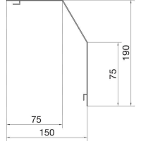 Hager RK1909010 Rangierkanal-Abdeckprofil aus PVC zu RK...