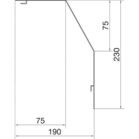 Hager RK2309010 Rangierkanal-Abdeckprofil aus PVC zu RK...