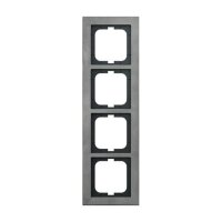 Busch-Jaeger 1724-298 Abdeckrahmen 4-fach betongrau -...