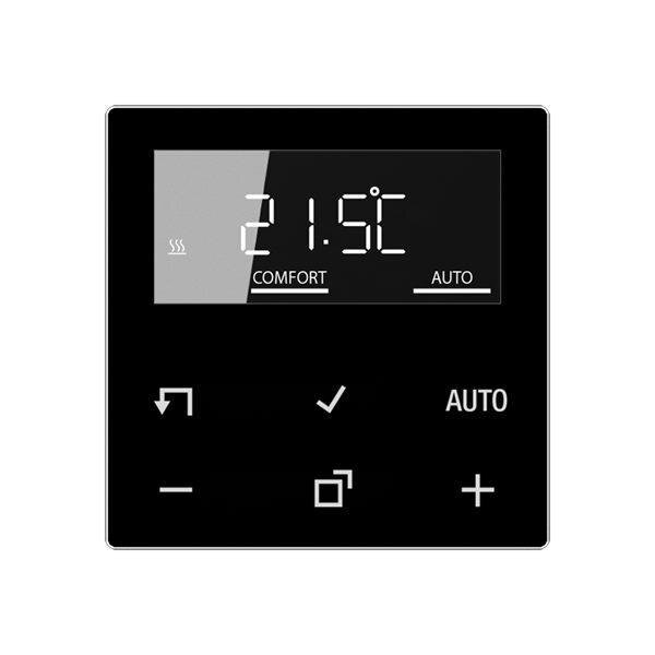 Jung LB-Management Raumthermostat-Display Serie AS/A schwarz