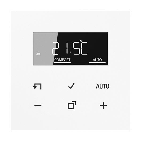 Jung LB-Management Raumthermostat-Display Serie LS alpinweiß