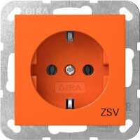 Gira 4188109 Steckdose Schuko ZSV System 55 Orange