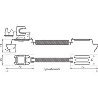 DEHN 204269 Dachleitungshalter SPANNsnap NIRO...