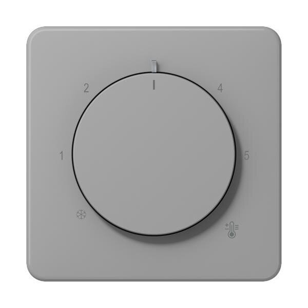 Jung Abdeckung für Thermostat Serie CD grau