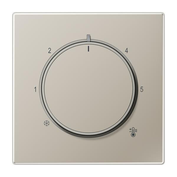 Jung Abdeckung für Thermostat Serie LS Edelstahl