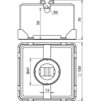 DEHN 253015 Dachleitungshalter Typ FB DIN 48829 (10)