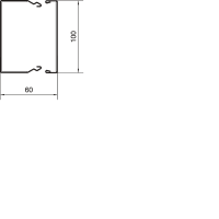 Hager Tehalit Brandschutzkanal FWK-Plus 60x100 verzinkt