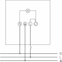 Theben LED-Strahler theLeda B20L BK