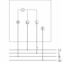 Theben LED-Strahler theLeda S8-100 BK