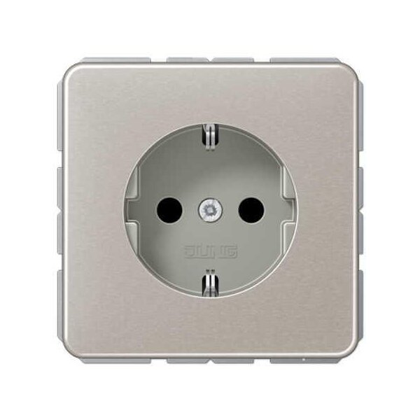 Jung Schuko Steckdose SAFETY+ Serie CD platin