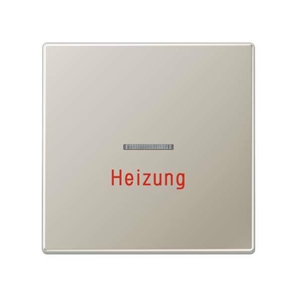 Jung Wippe 1fach mit Lichtleiter Heizung Serie LS Edelstahl