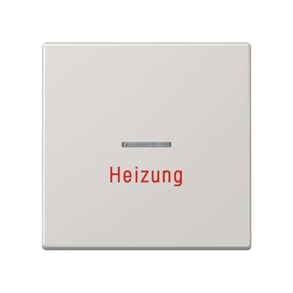 Jung Wippe 1fach mit Lichtleiter Heizung Serie LS lichtgrau