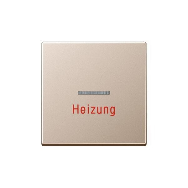 Jung Wippe 1fach mit Lichtleiter Heizung Serie A champagner