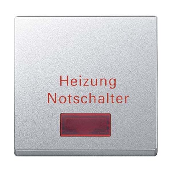 Merten Wippe für Heizungs-Notschalter aluminium System M