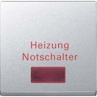 Merten Wippe für Heizungs-Notschalter aluminium...