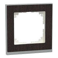 Merten M-Pure Decor-Rahmen 1fach Wenge/aluminium M-Pure...