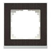 Merten M-Pure Decor-Rahmen 1fach Wenge/aluminium M-Pure...