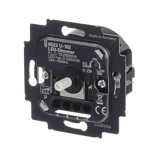 Busch-Jaeger 6523 U-102 Drehdimmer Einsatz Dreh-/Druckknopf